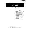 ALINCO DJ-120E Manual de Servicio